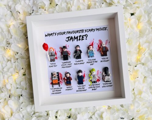 Scary Movie Horror Figures with Quotes Personalised Frame 10 (Customised) - Afbeelding 1 van 2
