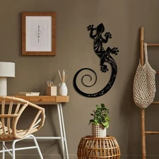 Lizard Metal Wall Art, Metal Wall Decor, Wall Sign, Home Decor Wall Art