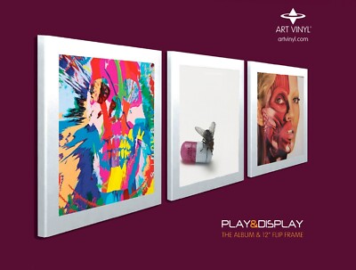 Damien Hirst LP Art White Play & Display Flip Frame - record frame - Multipack