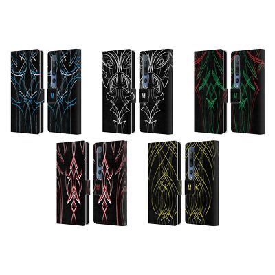 HEAD CASE DESIGNS PINSTRIPE TEMPLATE LEATHER BOOK WALLET CASE FOR XIAOMI PHONES
