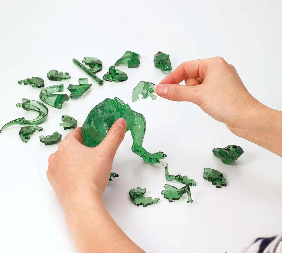 3D puzzle, 49 Piece Crystal Puzzle Tyrannosaurus T-REX Green (BEVERLY) - Image 4 of 4