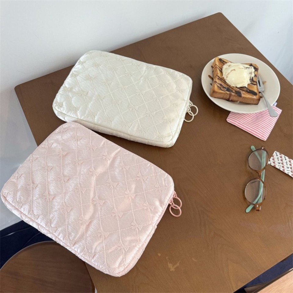 Protective Tablet Storage Bag Lace Bow Embroidery Laptop Sleeves eBay
