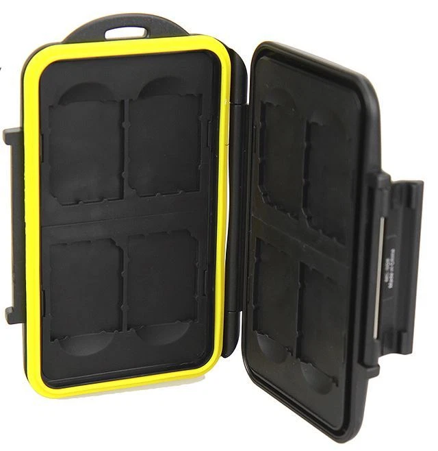 JJC MC-SD8 Memory Card Case holds 8x SD Card, Rubber Seal Waterproof Lightweight - Image 4 of 4