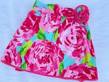 Lilly Pulitzer First Impressions Hotty Toddy Pink Girl NWOT Skirt Size 4T 5T