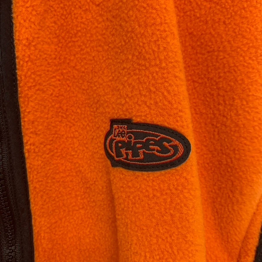 Chaleco Lee Pipes Vintage Niños Sin Mangas Cremallera Completa Naranja Talla XL 18/20 Foto 2 de 4