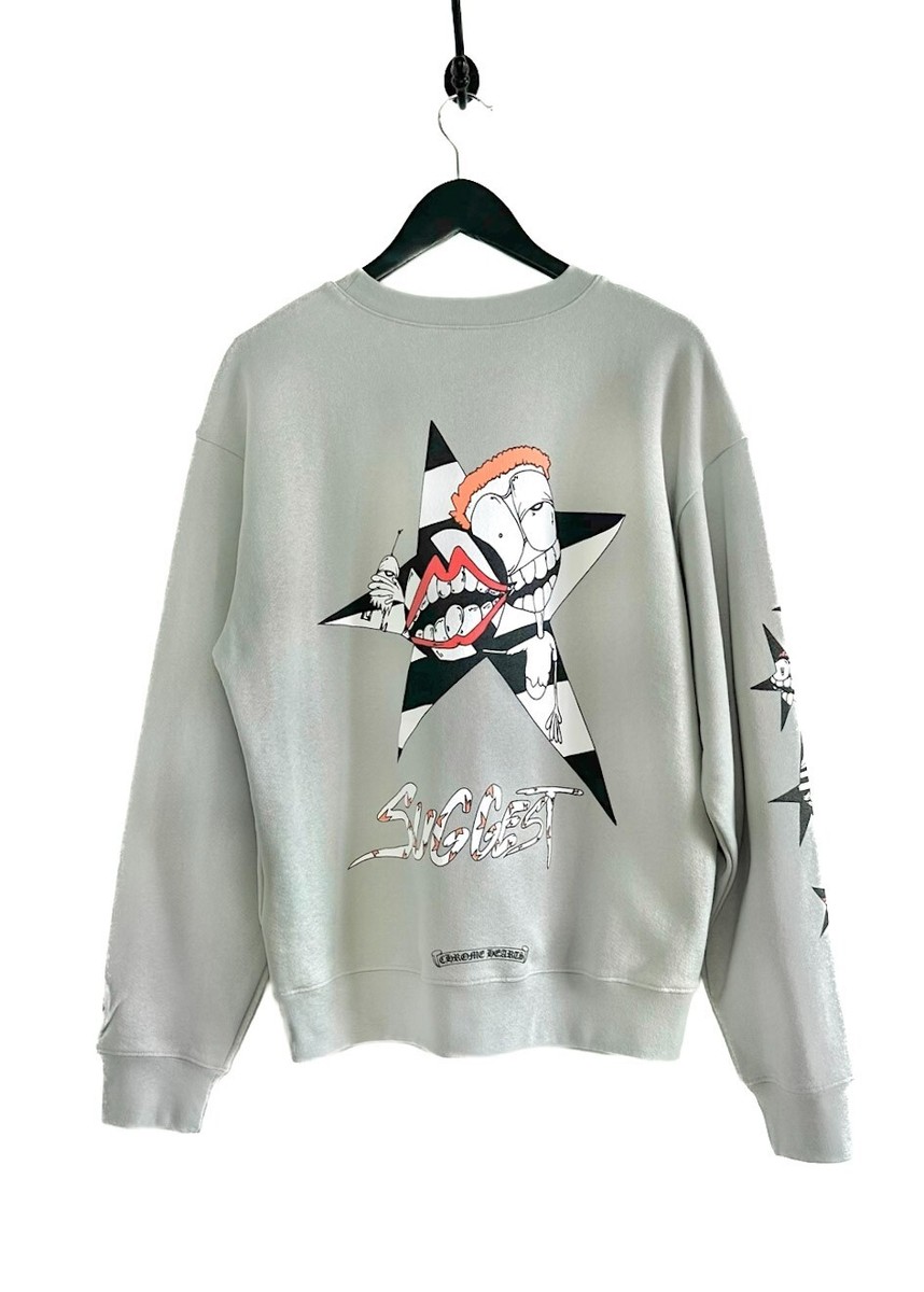 Chrome Hearts X Matty Boy Suggest Star Printed Grey Chrome Hearts X Matty Boy Suggest Star Printed Grey