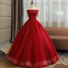 Off The Shoulder Prom Dress Lace Appliques Beading Party Gown Lace Up Robes