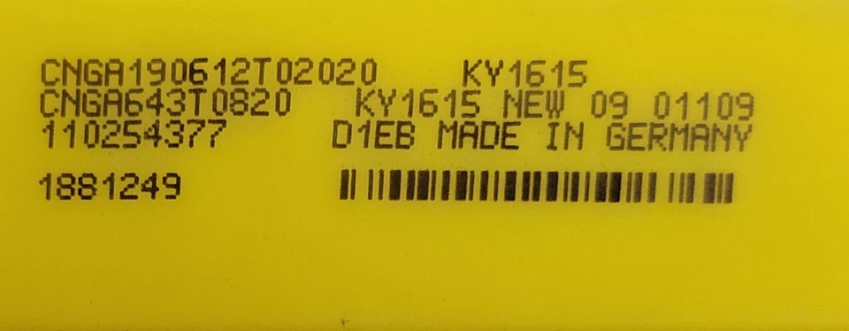 Керамические вставки KENNAMETAL CNGA643T0820 K1615 (10 шт.) - Изображение 3 из 3