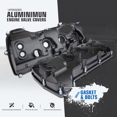 Upgraded Valve Covers Set 13-16 Ford F-150 15-17 Ford Expedition 3.5L T Aluminum