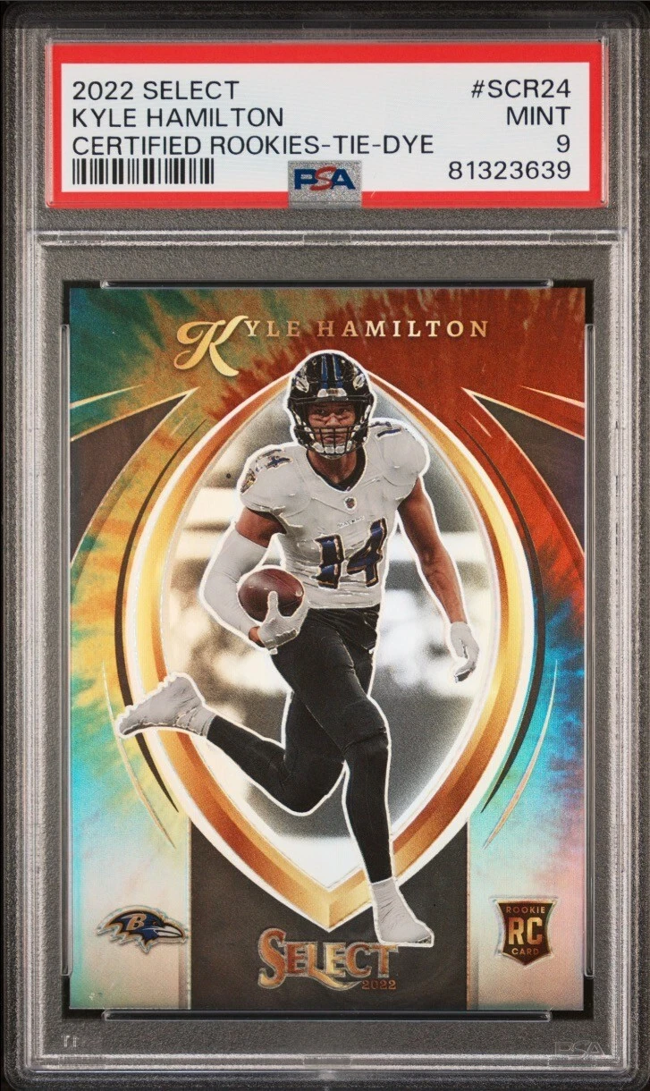 Kyle Hamilton Panini Select Select Certified Rookies #SCR24 Tie-Dye