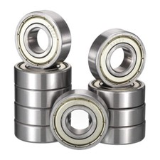 10pcs 6200-ZZ Premium Metal Shield Ball Bearing C3 EMQ, 10x30x9, 6200 ZZ 6200z