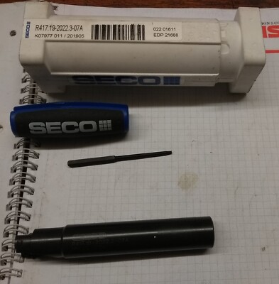 SECO 22mm FRÄSERKÖRPER R417.19-2022.307A mit Durchgangskühlmittel