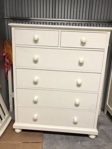 Pottery Barn Antique White Dresser Ebay