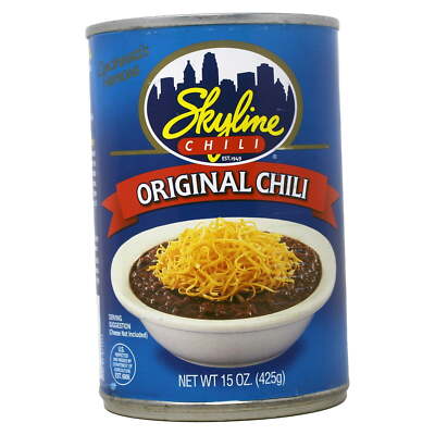 Skyline Chili Original Chili 15 oz Can,tasty,New
