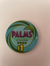 $1 Las Vegas Palms 2006 Aces Casino Chip - New