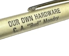 Vintage Oslo Minnesota Our Own Hardware Store Bud Mondry Home Improvement MN Pen