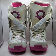 Thirtytwo X B4BC Womens Snowboard Boots Size 10 Cat Graphics