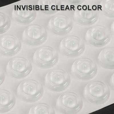 100-300Pcs Drawer Rubber Bumpers Pads Clear Cabinet Door Dots Self Adhesive  Feet