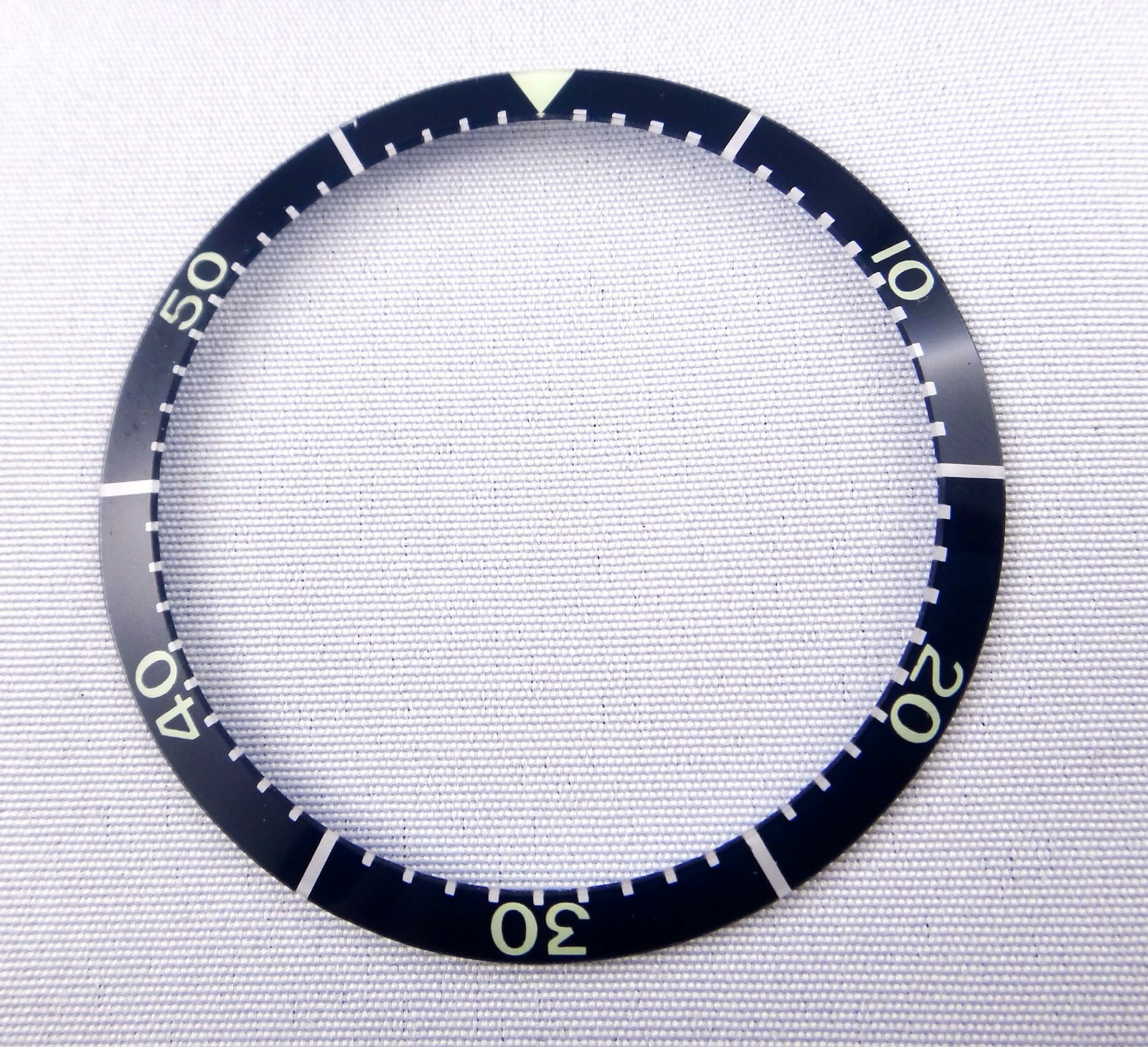 Insert Omega Seamaster 120 big blue 176 004 bleu marine anti rayures
