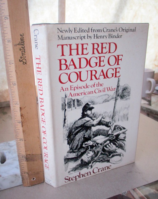 THE RED BADGE Of COURAGE,1982,Stephen Crane,1st Edition,DJ