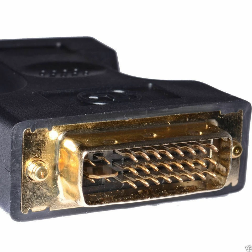 DVI-A 24 + 5 Pin Male Plug to 15 Pin SVGA Female Converter Adapter [006638] - Image 4 of 4