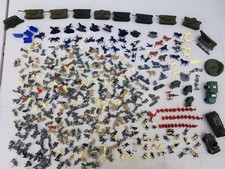 Huge Lot 523 Louis Marx Tiny Toy MPC Ideal Soldiers 1'' Aurora Tanks Vehicles