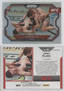 2021 Panini Prizm UFC Silver Prizm Jimmy Flick #182 Rookie RC