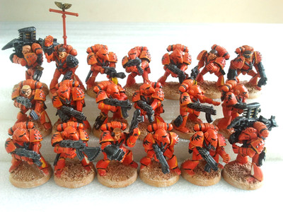 19x Warhammer 40k Rogue Trader RTB01 Beaky Mk6 Imperial Space Marines 1987