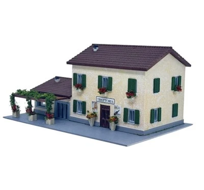 LK TRAIN Kit Ristorante Trattoria stile italiano FS scala H0