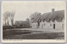 ODDINGTON Village and Church, Oxfordshire Postcard by Taunt #790