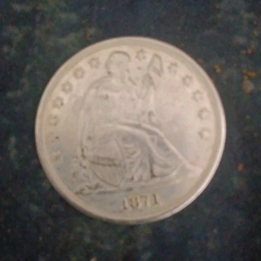 Uncertified 1871 Year Seated Liberty US Dollars (1840-1873) for