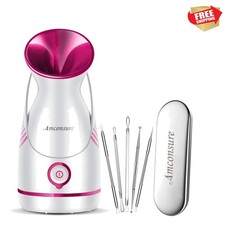 Facial Steamer - Nano Ionic Face Steamer Warm Mist Steamer for Home Sauna SPA...