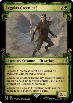Legolas Greenleaf (Showcase Scrolls) 442 The Lord of the Rings Magic: MTG NM/M