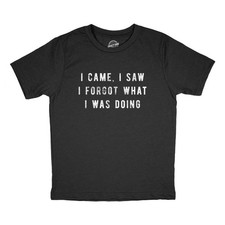 Youth I Came I Saw I Forgot What I Was Doing T Shirt Funny Short Term Memory