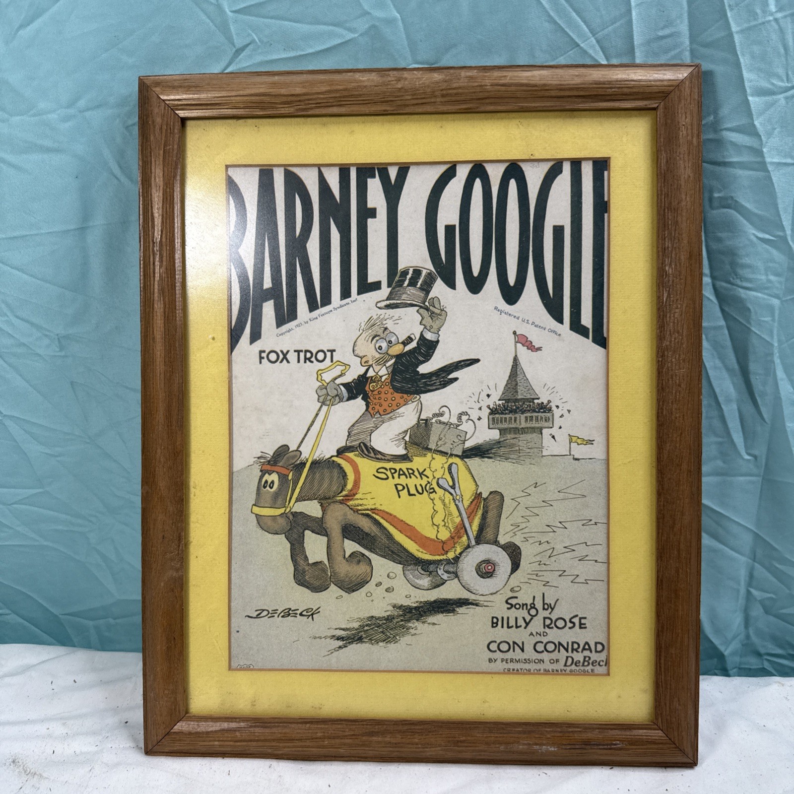 Vintage Sheet Music Barney Google Billy Rose Con Conrad 1923￼