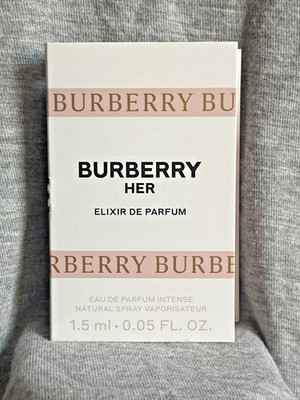 Burberry Her Elixir de Parfum EDP Intense Sample Spray .05oz / 1.5ml NEW TRAVEL