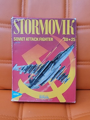 Stormovik Soviet Attack Fighter SU 25 (Windows PC IBM, 1990) Complete