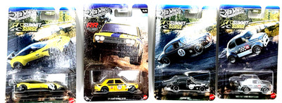 Hot Wheels Silver Series Lot 4 Cars Summit Surge Rally Racers