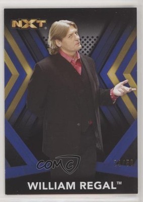 2017 Topps WWE NXT Roster Blue 24/50 William Regal #40 z7h