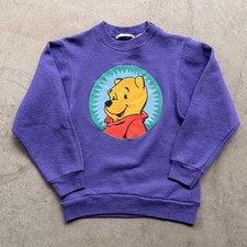 Vintage Kids Winnie the Pooh Purple Crewneck Size 6Y See Measurements