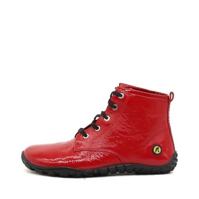 Joe Nimble Damen Barfußstiefelette Rot High-Top Stiefeletten EU 36