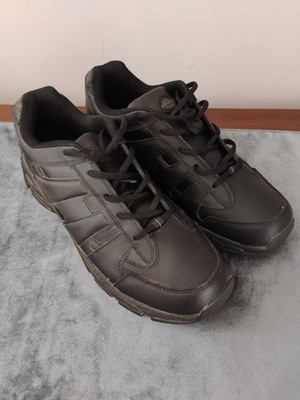 Men's Dickies Leather Memory Comfort  Shoes - Black Size 12 - Oil resistant