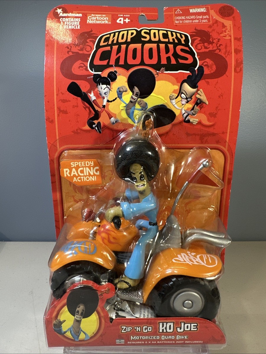 Chop Socky Chooks KO JOE Motorized Quad Bike Figure Zip 'N Go