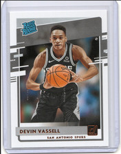 2020-21 Spurs Devin Vassell Donruss Rated Rookie Base Card