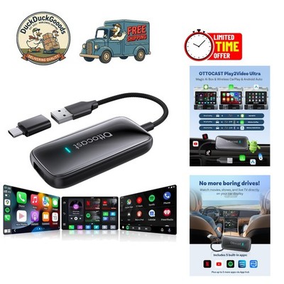 Compact Magic AI Box with Netflix & YouTube: Ultimate In-Car Entertainment