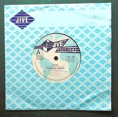 Tangerine Dream  Tyger / 21st Century Common Man  1987 UK 7'' JIVE 143 vg+ cond.