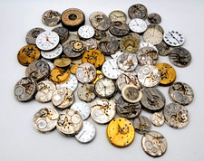 Lot of Pocket Watch Movements Elgin Waltham Hamilton PARTS ONLY Lot. H247