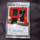 2021 Panini Immaculate Ja'Marr Chase 25/99 Rookie Dual Patch Auto RC RPA Bengals
