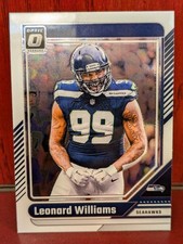 Leonard Williams Panini NFL Football Donruss 2024 Seahawks DE Used
