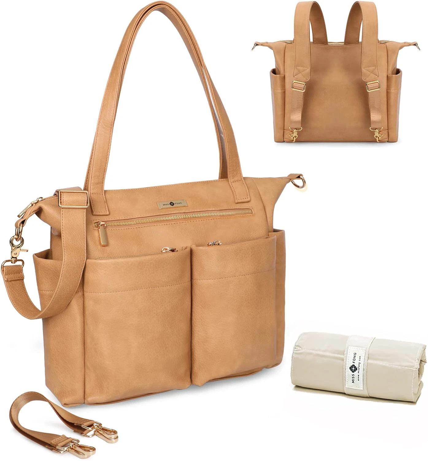 Diaper Bag Tote Baby Bag Leather Diaper Bag Backpack Large Diaper Tote Bag with